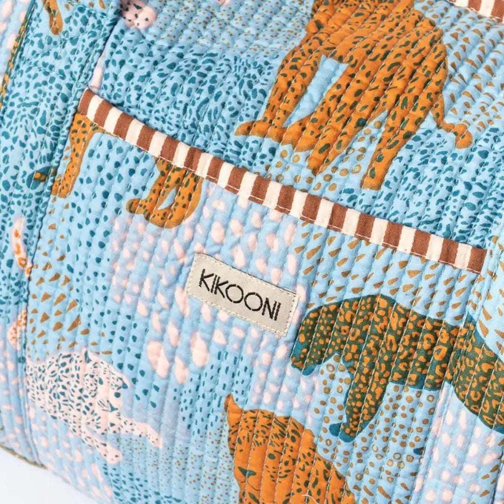 Kikooni handgemaakte katoenen tas ’lucky leo’ beige