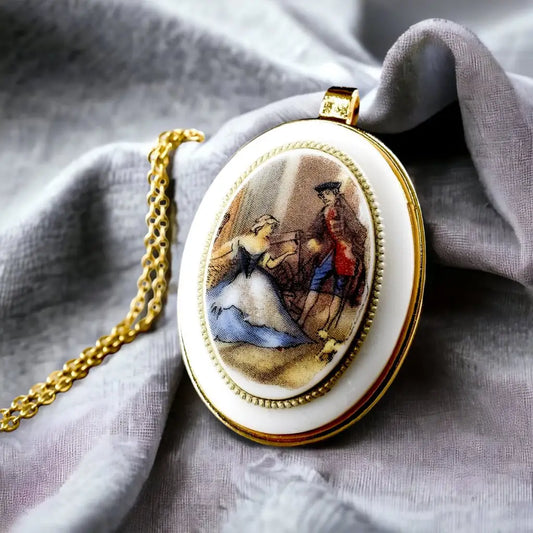 Madamlili barokke kunst in retro-look: vintage porseleinen