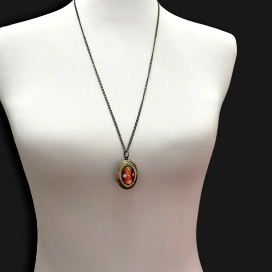 Madamlili 70’s fotomedaillonketting. - sieraden