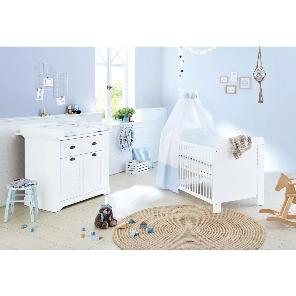 Startset ’siena’ breed2-delig: ledikantbed brede commode