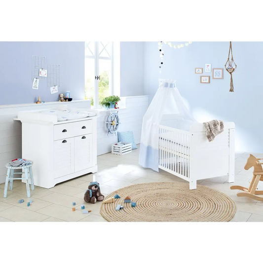 Startset ’siena’ breed2-delig: ledikantbed brede commode