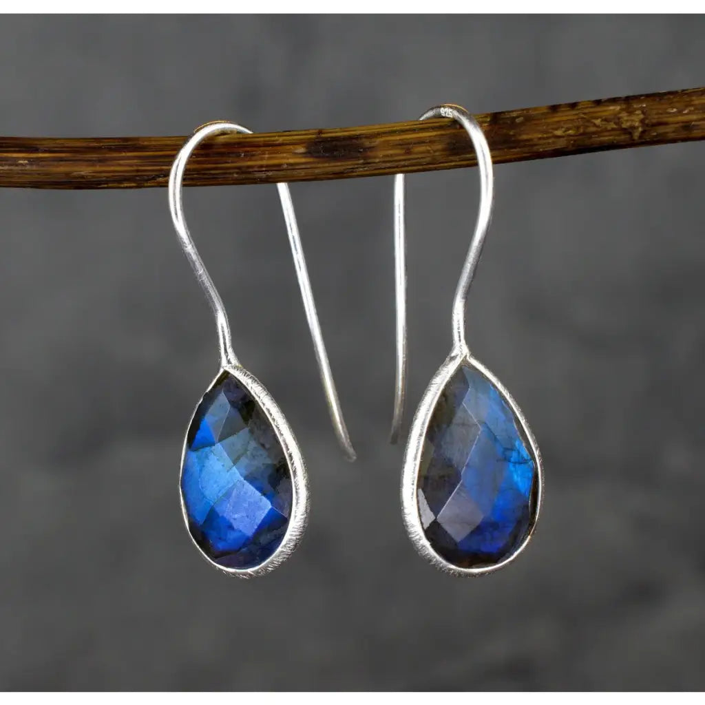 925 sterling zilver labrodiet oorbellen. - sieraden