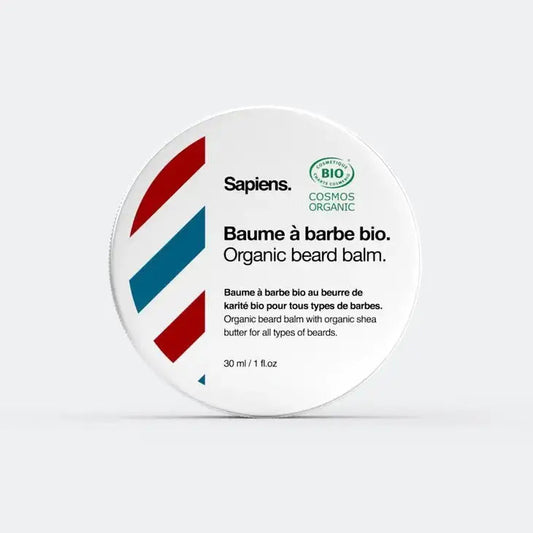 Sapiens Biologische baardbalsem 30ml - Fresh X Woody - evan rose - Sapiens - beardbalm,baardbalsem, balm, baard balsem, baardverzorging, sapiens, biologisch, organic