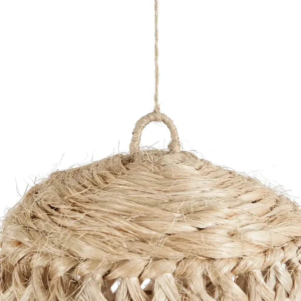 De Abaca Jelly Fish-hanger - Naturel - M