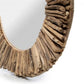 De Driftwood Halo Spiegel - Naturel - M