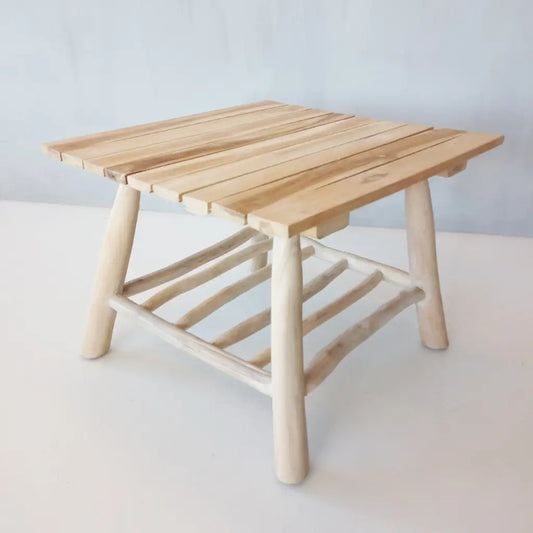 De Island Side Table- Natural