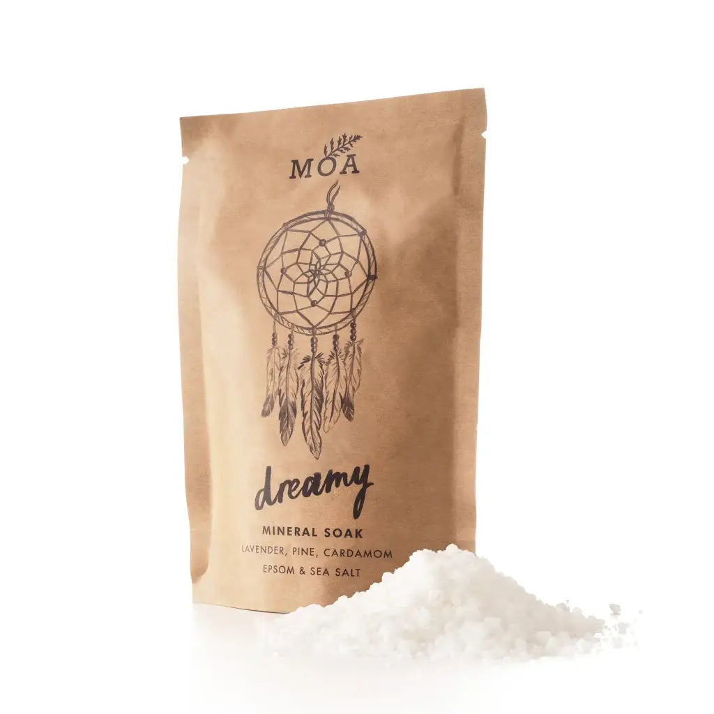 Moa Dromerige minerale Soak 100g - evan rose - Gezondheid en persoonlijke verzorging - moa, magic organic apothecary, bad zout