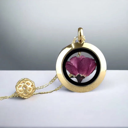 Echte japanse kersenbloesem - sakura-medaillon - 925