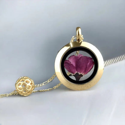 Echte japanse kersenbloesem - sakura-medaillon - 925