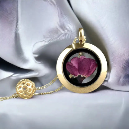 Echte japanse kersenbloesem - sakura-medaillon - 925