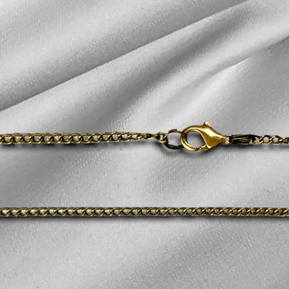 Madamlili verzilverde ketting. - sieraden