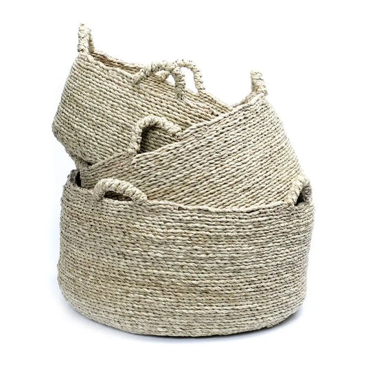 Les quatre mains baskets - natural - set3