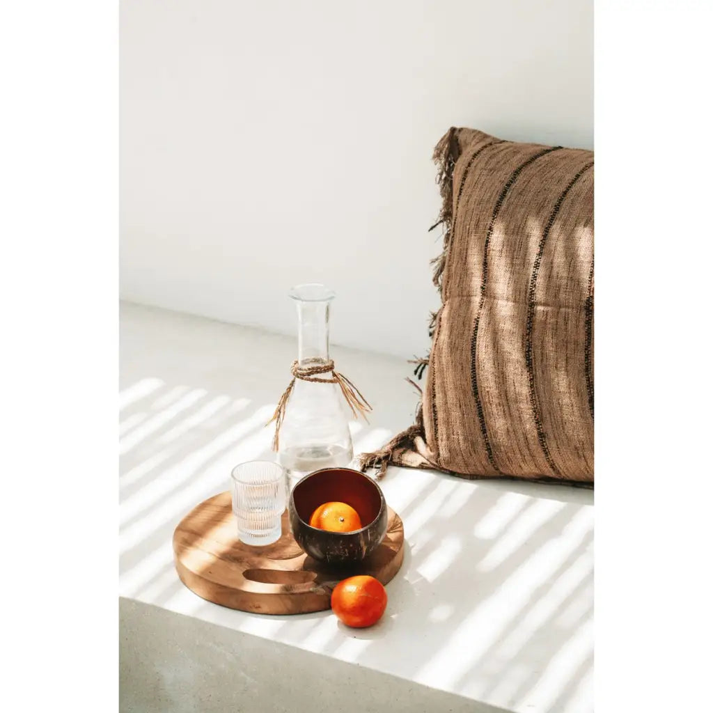 The teak root tray - naturel - m