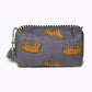 Kikooni cosmetische tas ’gray leopard’ - kikooni
