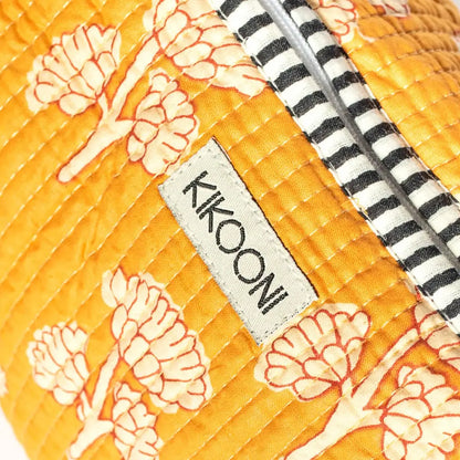 Kikooni cosmetische tas ’mystic flower yellow’ - kikooni