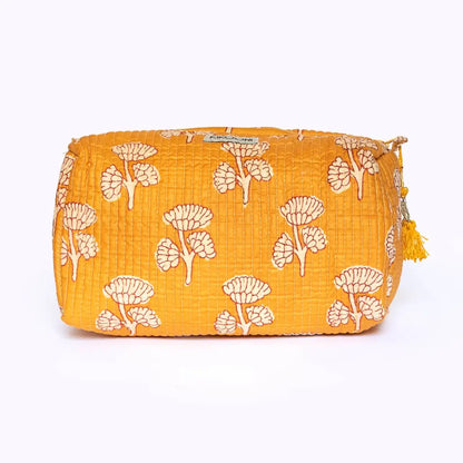Kikooni cosmetische tas ’mystic flower yellow’ - kikooni