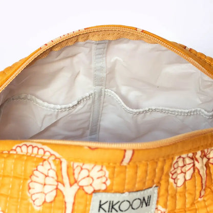 Kikooni cosmetische tas ’mystic flower yellow’ - kikooni