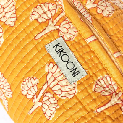 Kikooni cosmetische tas ’mystic flower yellow’ - kikooni