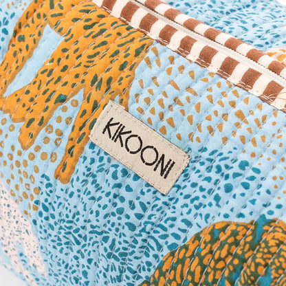 Kikooni handgemaakte cosmetische tas ’lucky leo’ - beige