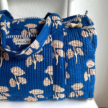 Kikooni handgemaakte tas ’mystic flower’ - kikooni