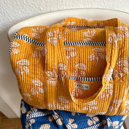 Kikooni handgemaakte tas ’mystic flower’ - kikooni