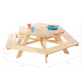 Kinderpicknickbank ’nicki 6-eck’ naturel