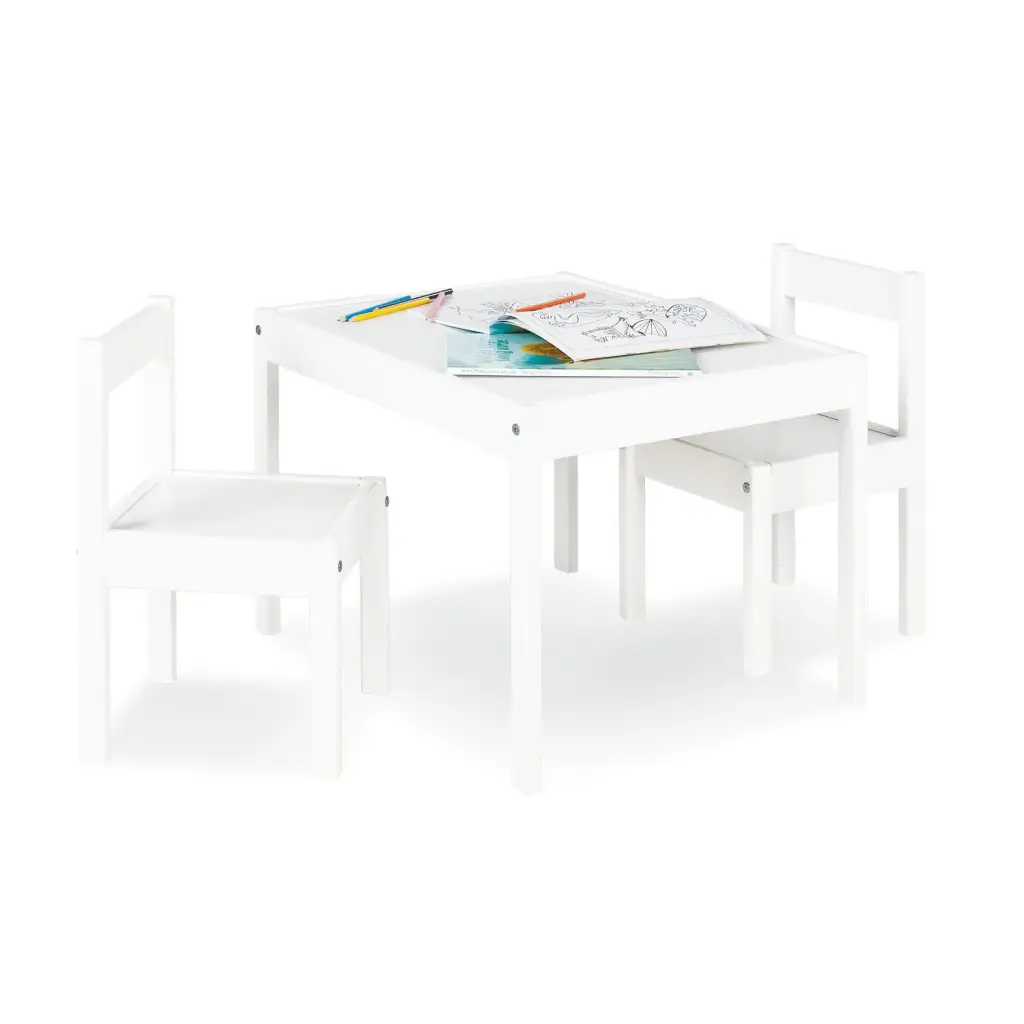 Kindertafel en stoel set ’sina’ 3 delig