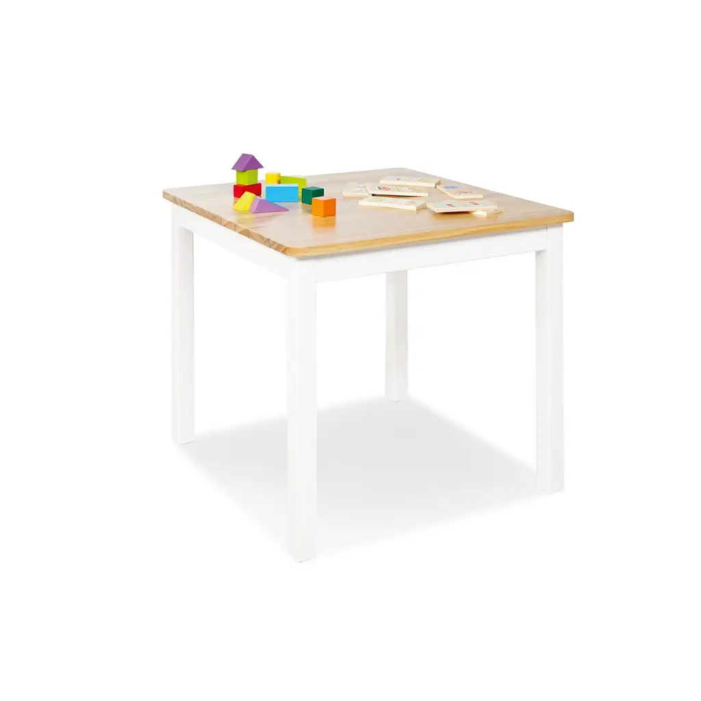 Kindertafel ’fenna’ wit/naturel