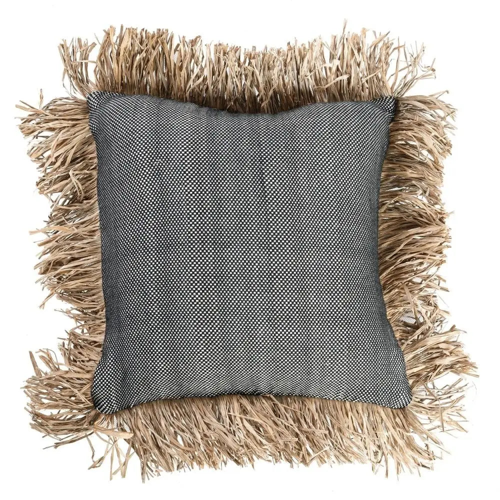 Kussenhoes Cotton Bonita - Natural Black -40x40