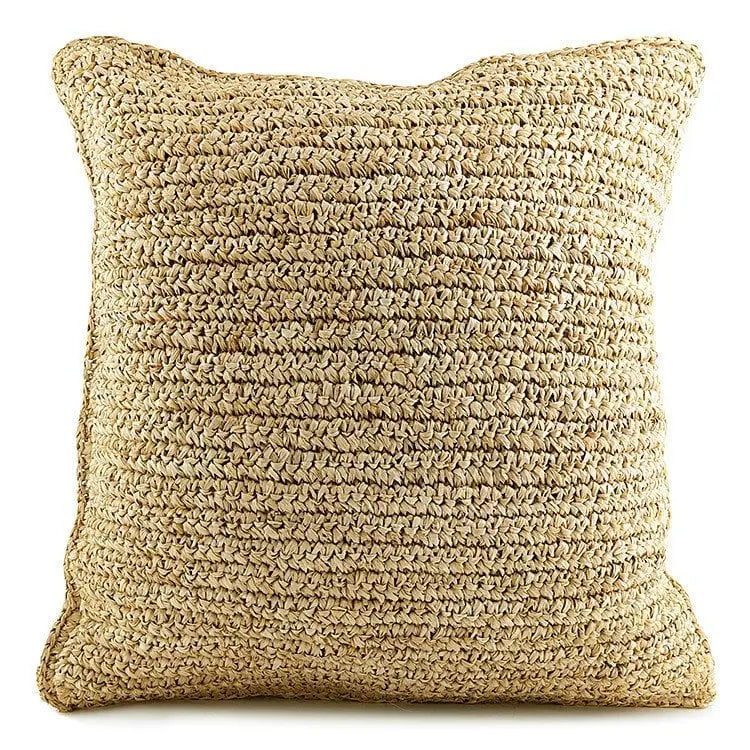 Kussenhoes Raffia Flores - Naturel