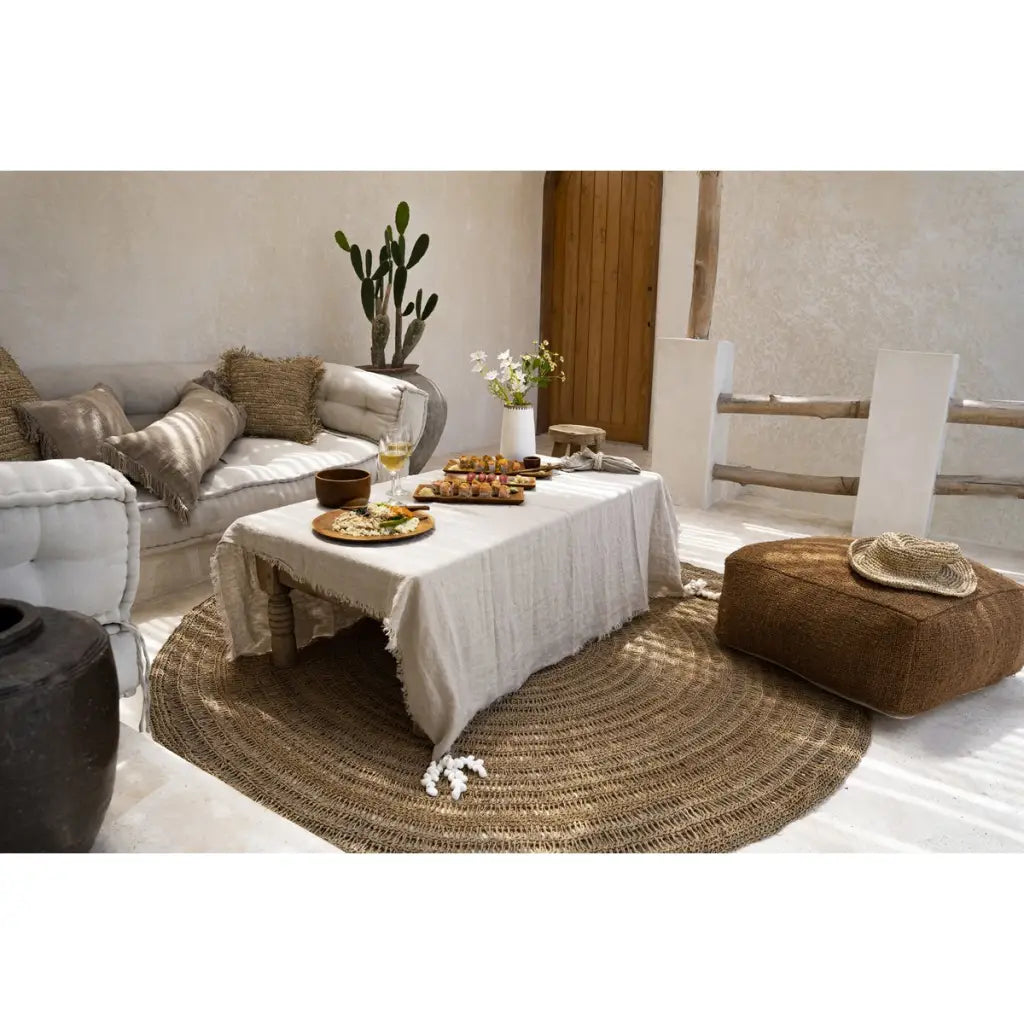 The seagrass carpet - natural - 150cm