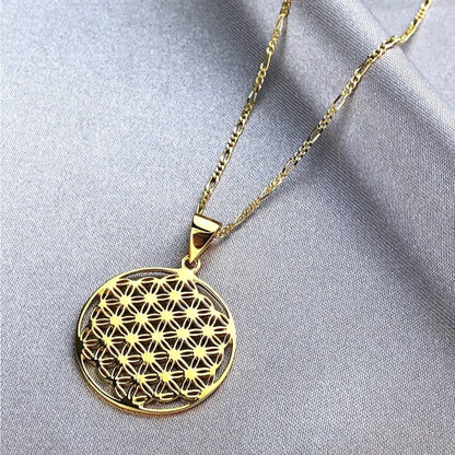 Madamlili 925 sterling vergulde ketting met bloem des