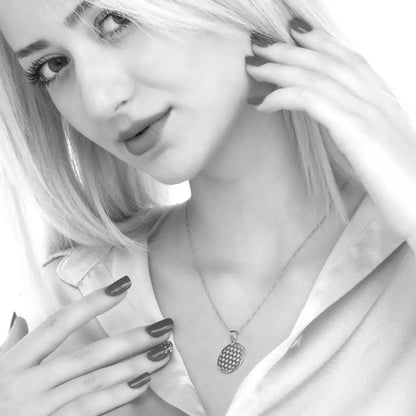 Madamlili 925 sterling vergulde ketting met bloem des