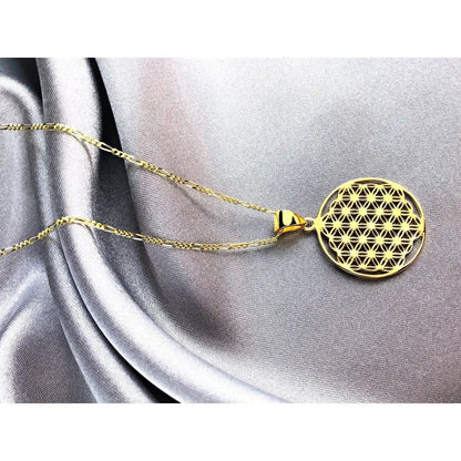 Madamlili 925 sterling vergulde ketting met bloem des