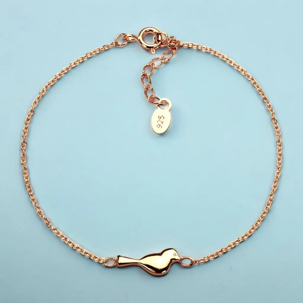 Madamlili 925 zilveren armband met vogelmotief - 18k