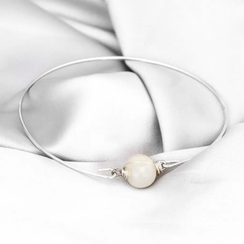 Madamlili armband echte zoetwaterparel. - sieraden