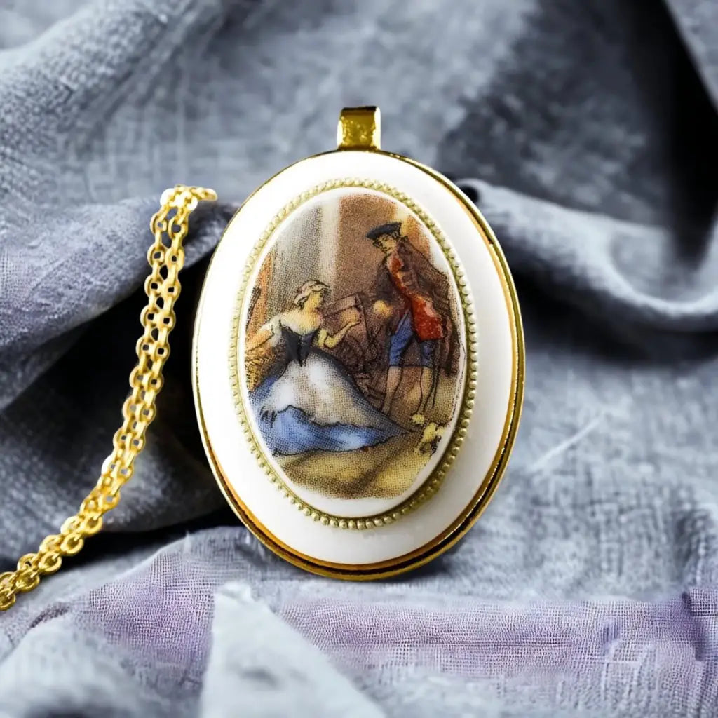 Madamlili barokke kunst in retro-look: vintage porseleinen