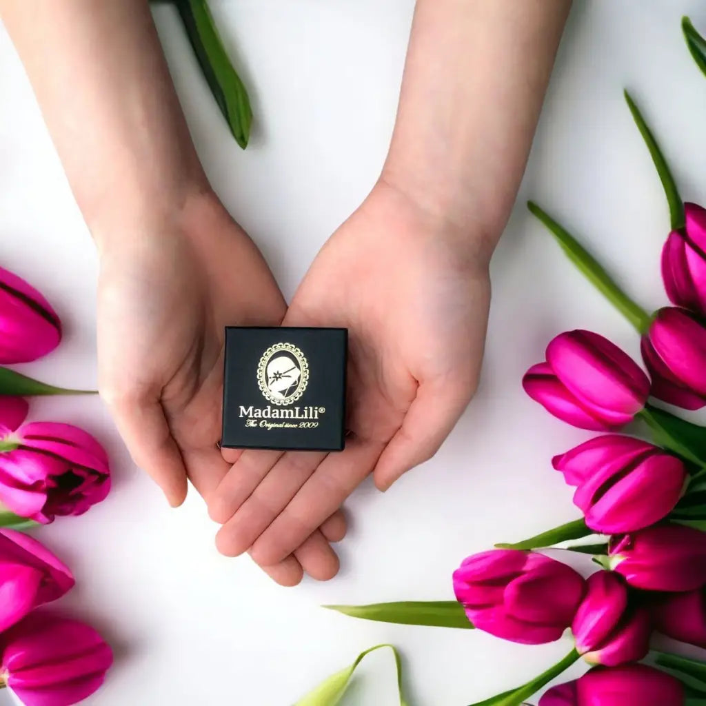 Madamlili boekethanger - 925 echte zilveren bloemenketting