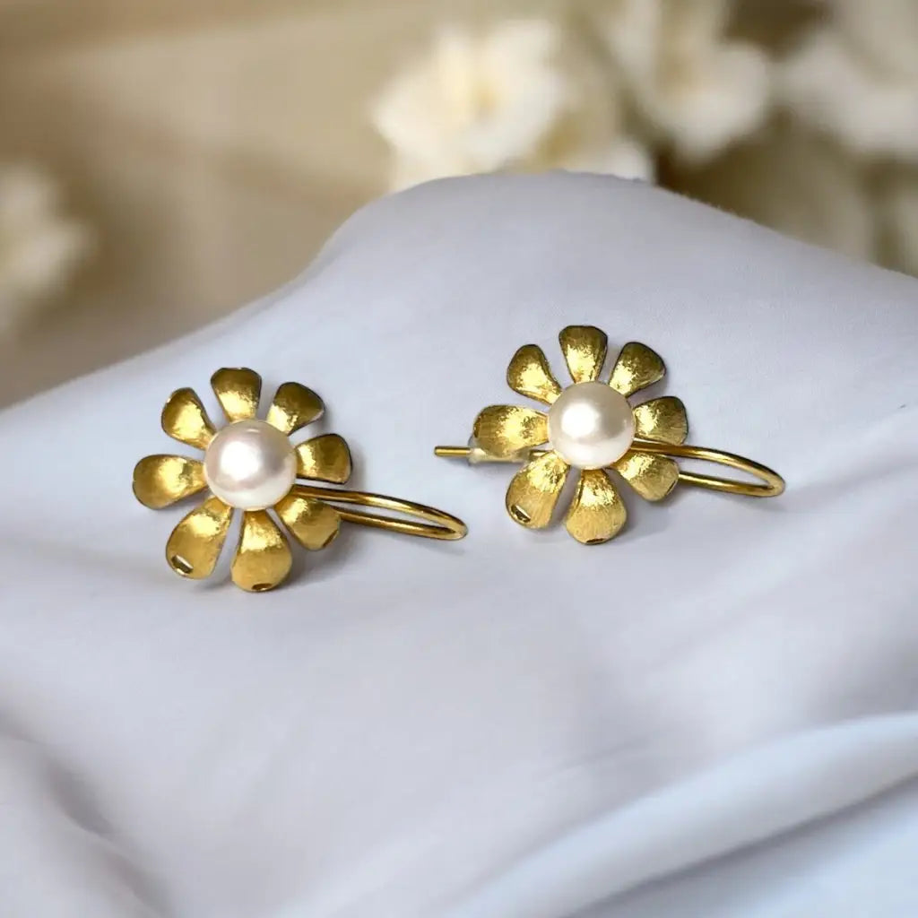 Madamlili botanische oorbellen gemaakt van 925 sterling