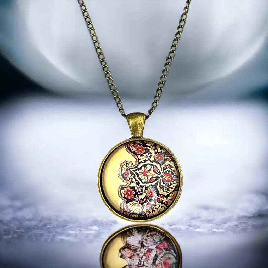 Madamlili bronzen ketting. - sieraden