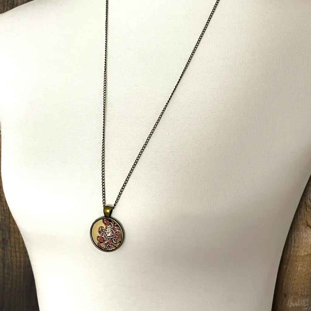 Madamlili bronzen ketting. - sieraden