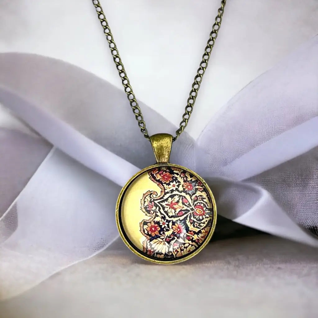 Madamlili bronzen ketting. - sieraden