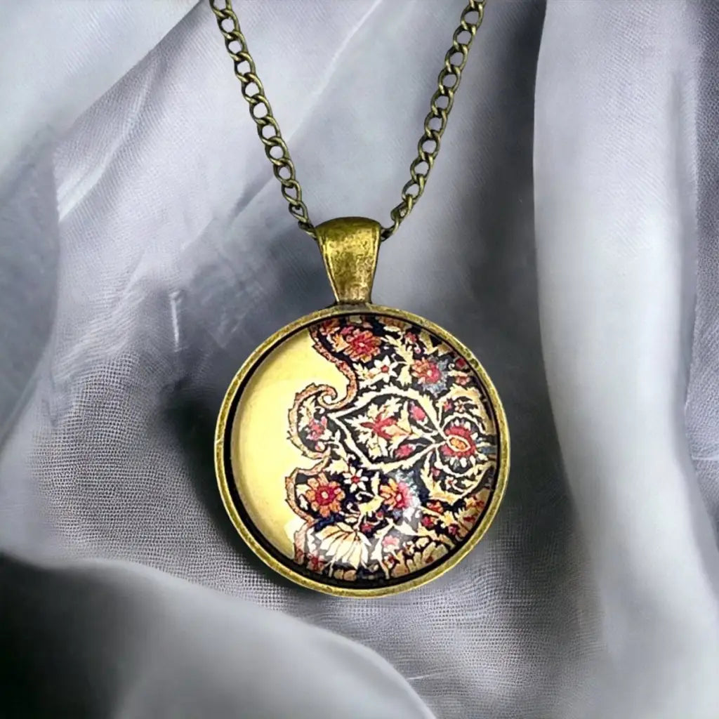 Madamlili bronzen ketting. - sieraden