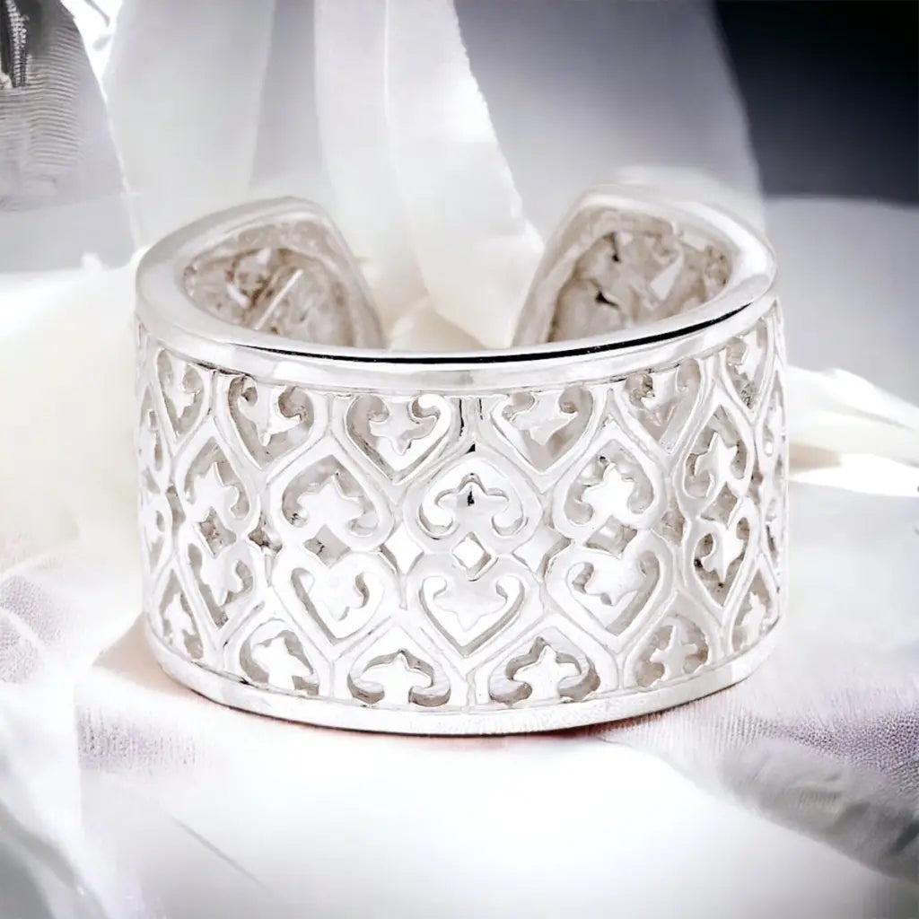 Madamlili decoratieve 925 sterling zilveren ring