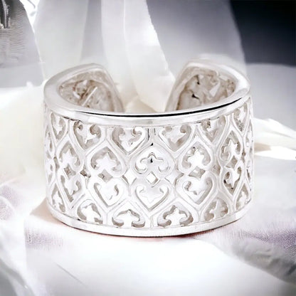 Madamlili decoratieve 925 sterling zilveren ring