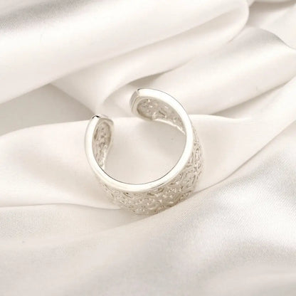Madamlili decoratieve 925 sterling zilveren ring