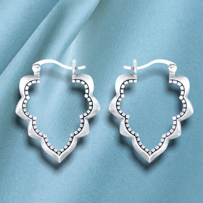 Madamlili drop aura ornament-oorbellen - 925 sterling