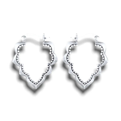 Madamlili drop aura ornament-oorbellen - 925 sterling