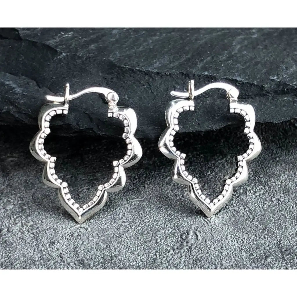 Madamlili drop aura ornament-oorbellen - 925 sterling