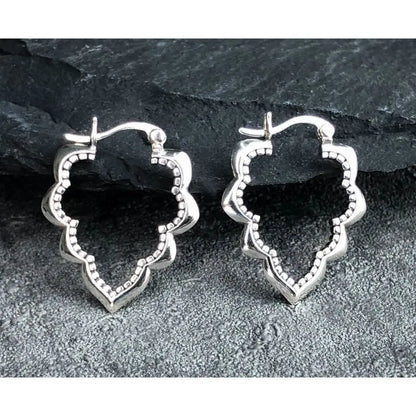 Madamlili drop aura ornament-oorbellen - 925 sterling